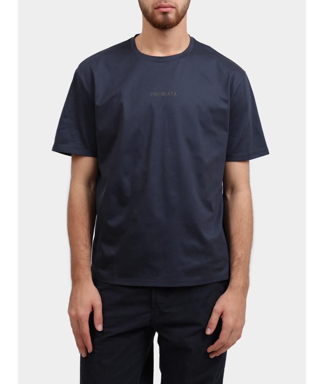 PREMIATA Синяя хлопковая футболка, фото 5