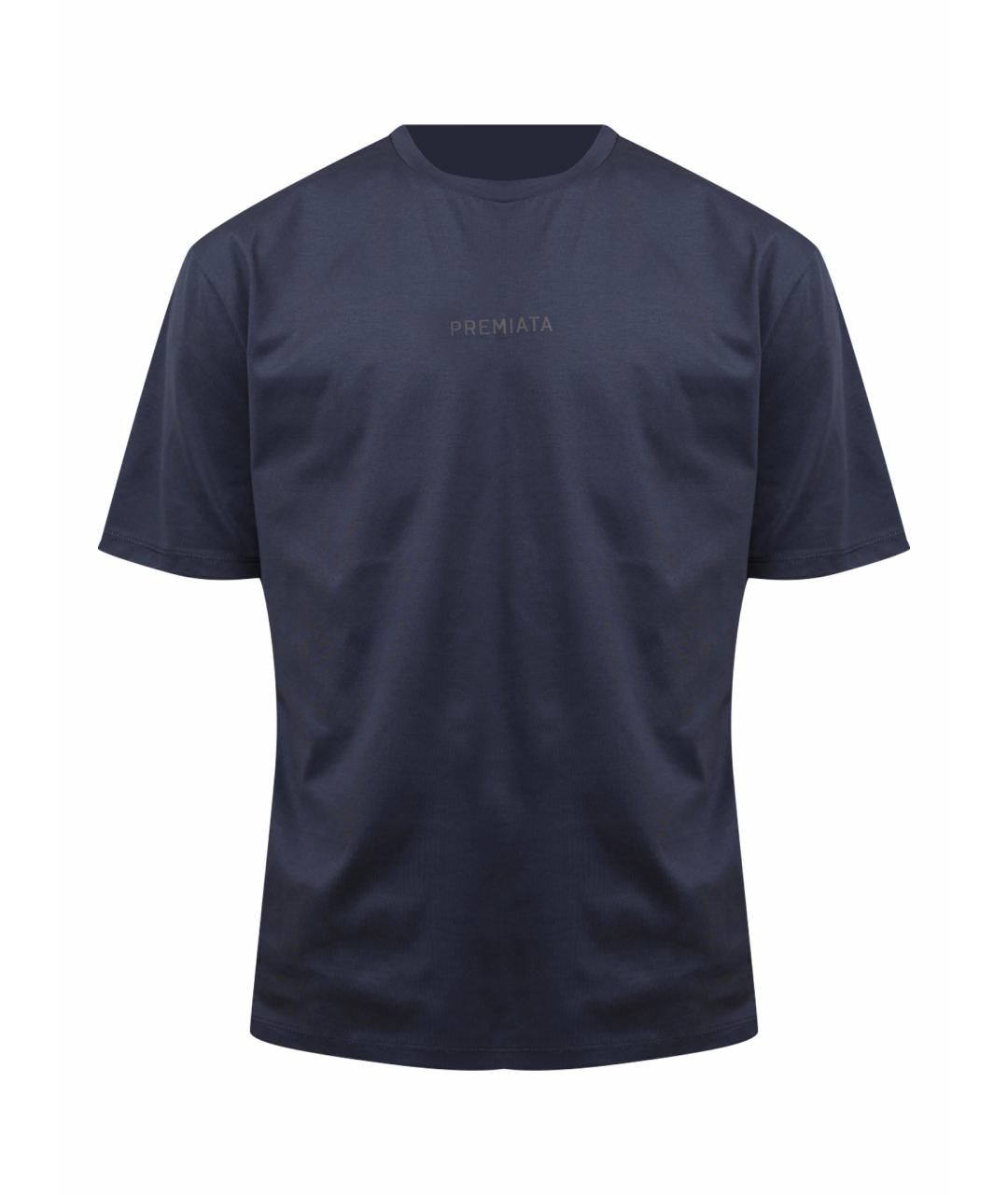 PREMIATA Синяя хлопковая футболка, фото 1