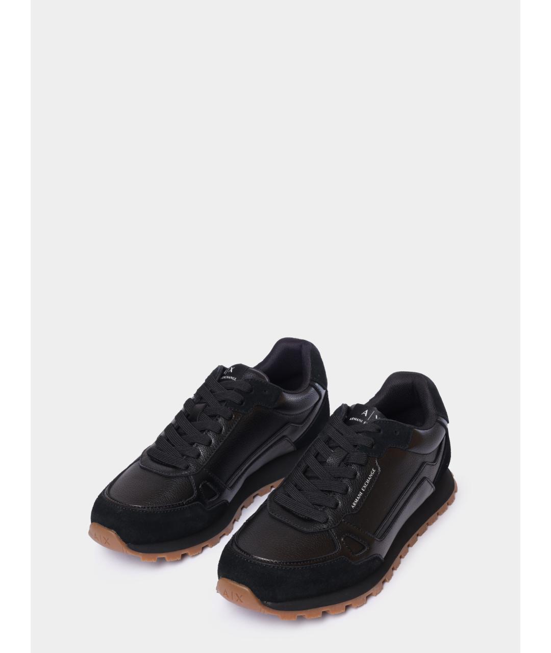 ARMANI EXCHANGE Черные высокие кроссовки / кеды, фото 2