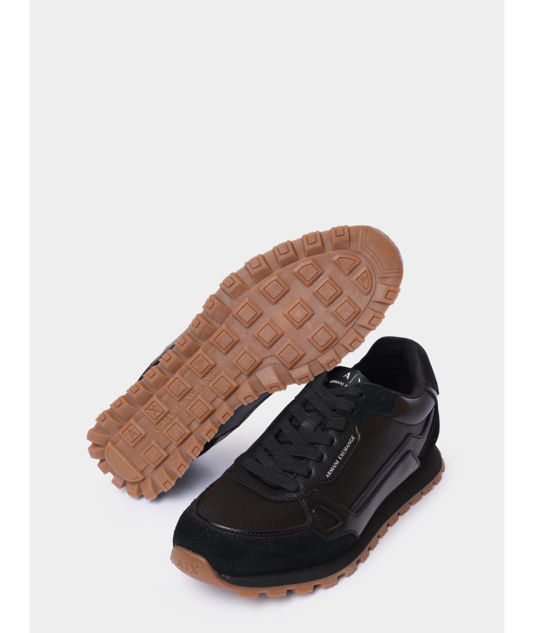 ARMANI EXCHANGE Черные высокие кроссовки / кеды, фото 4