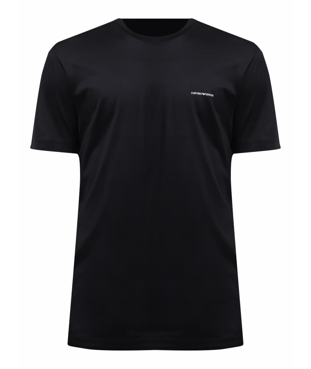 EMPORIO ARMANI Черная футболка, фото 1