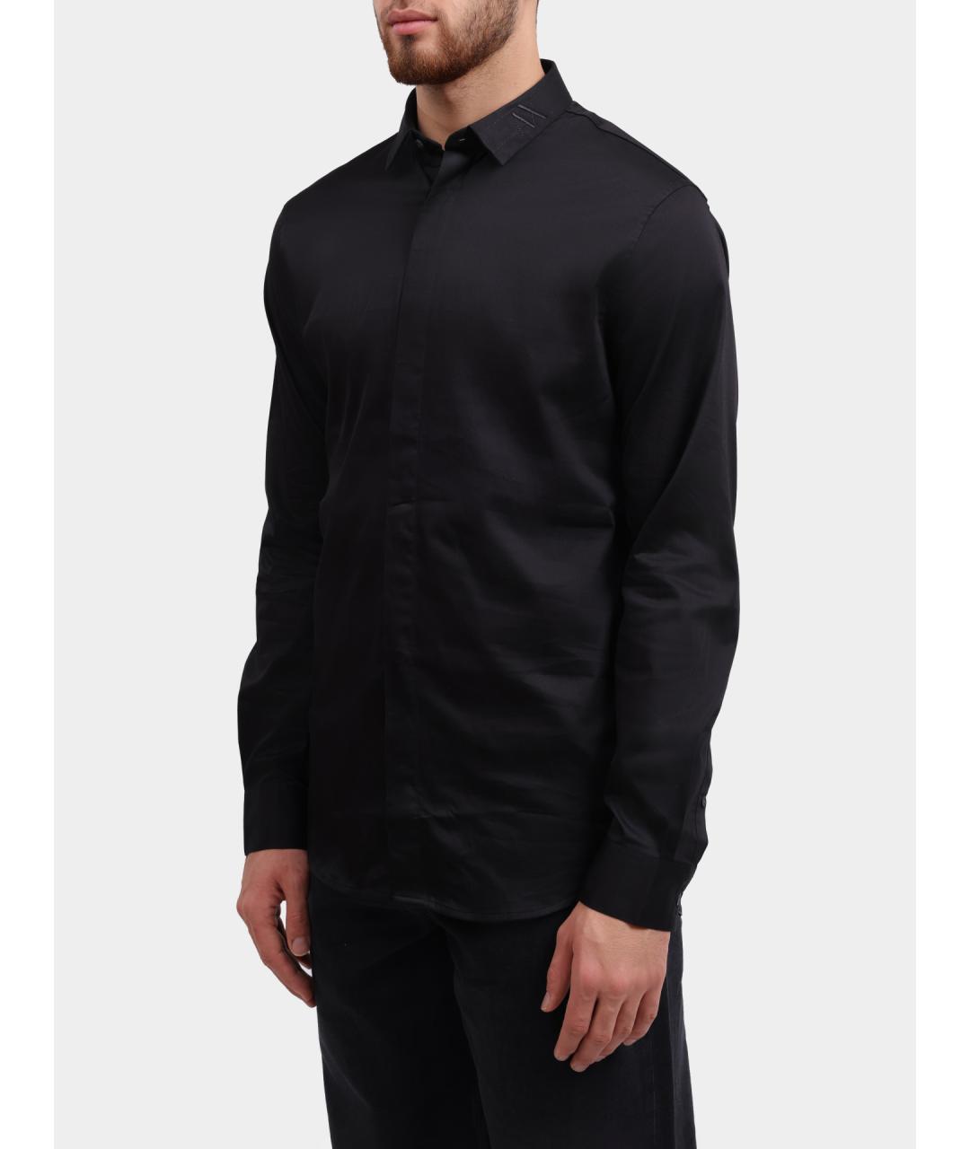 ARMANI EXCHANGE Черная кэжуал рубашка, фото 3