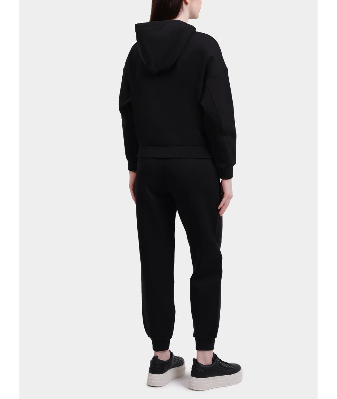 ARMANI EXCHANGE Черные хлопковые спортивные брюки и шорты, фото 3