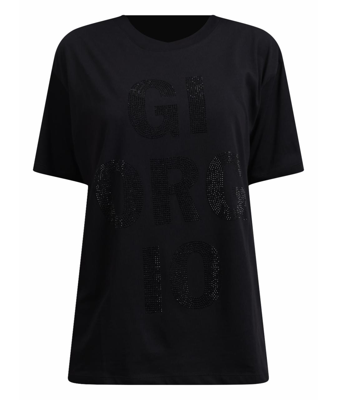 ARMANI EXCHANGE Черная хлопковая футболка, фото 1