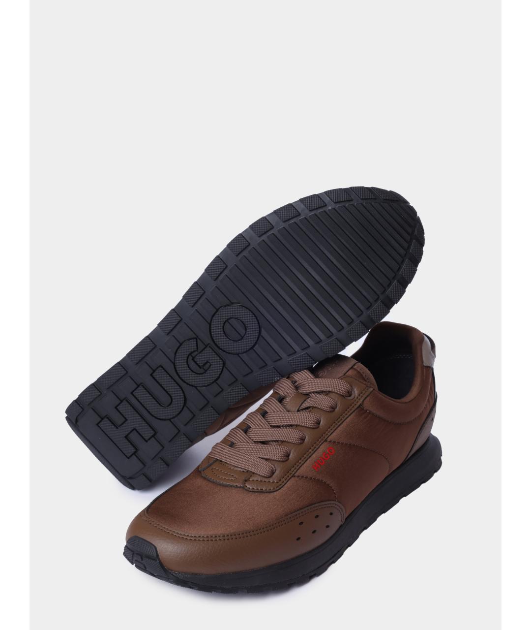 HUGO Коричневые высокие кроссовки / кеды, фото 4