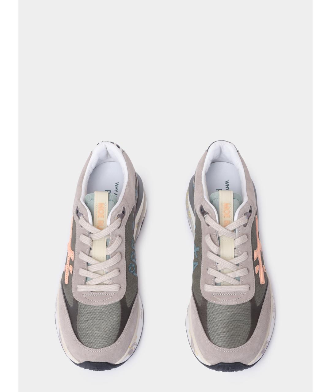 PREMIATA Серые замшевые кроссовки, фото 3