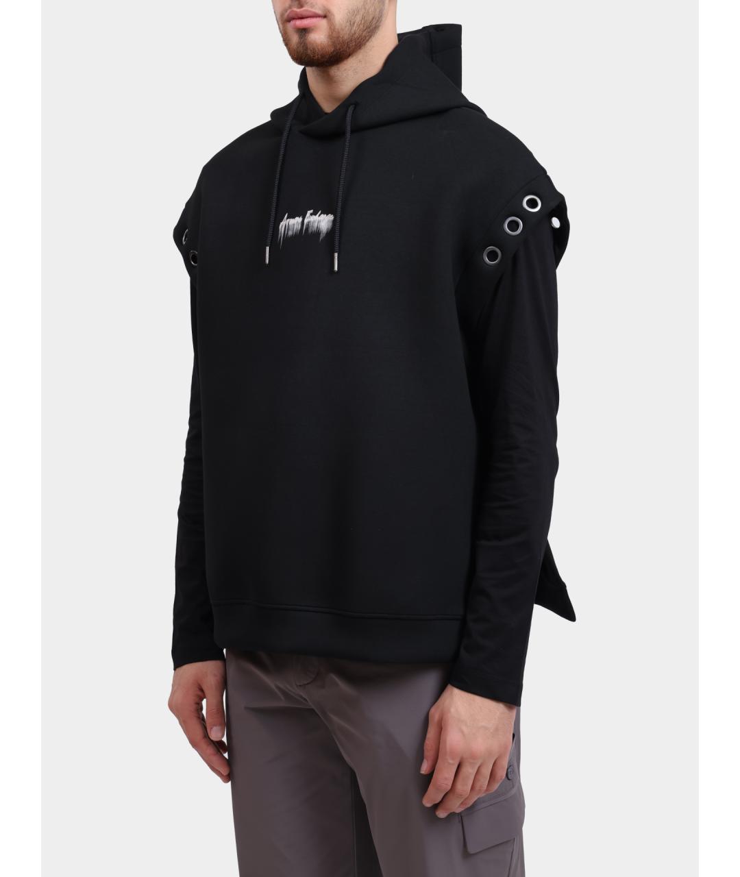 ARMANI EXCHANGE Черная жилетка, фото 3