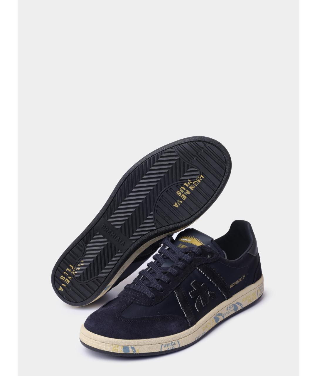 PREMIATA Синие низкие кроссовки / кеды, фото 4