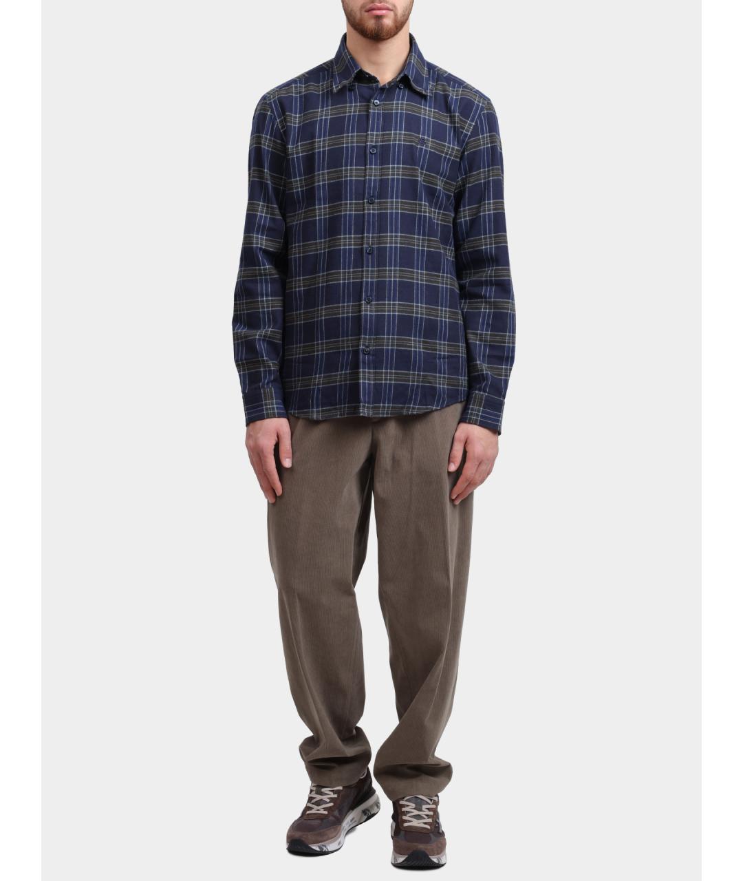 HUGO BOSS Мульти хлопковая кэжуал рубашка, фото 3