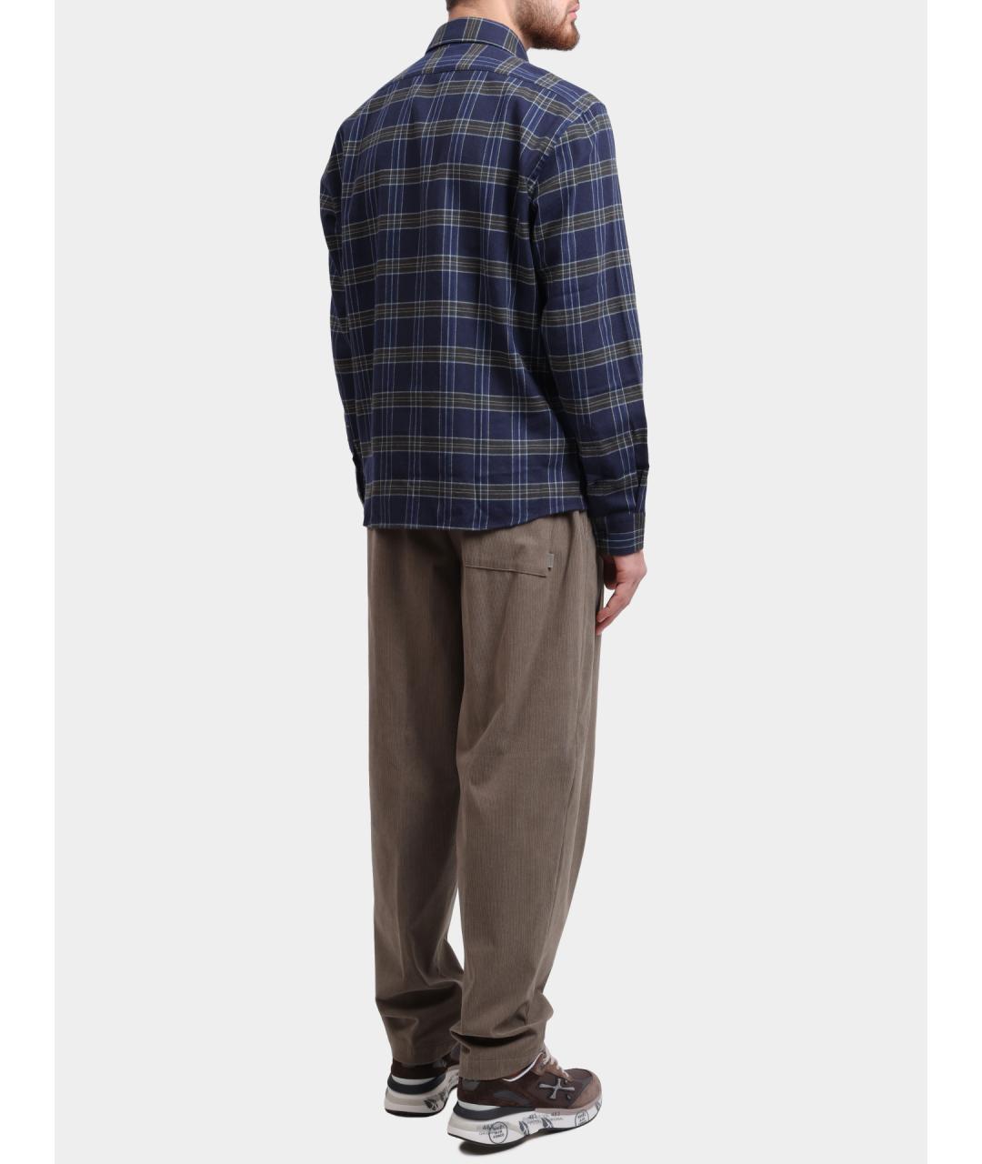 HUGO BOSS Мульти хлопковая кэжуал рубашка, фото 5