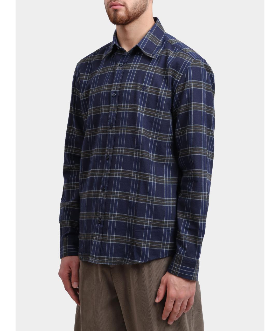 HUGO BOSS Мульти хлопковая кэжуал рубашка, фото 4