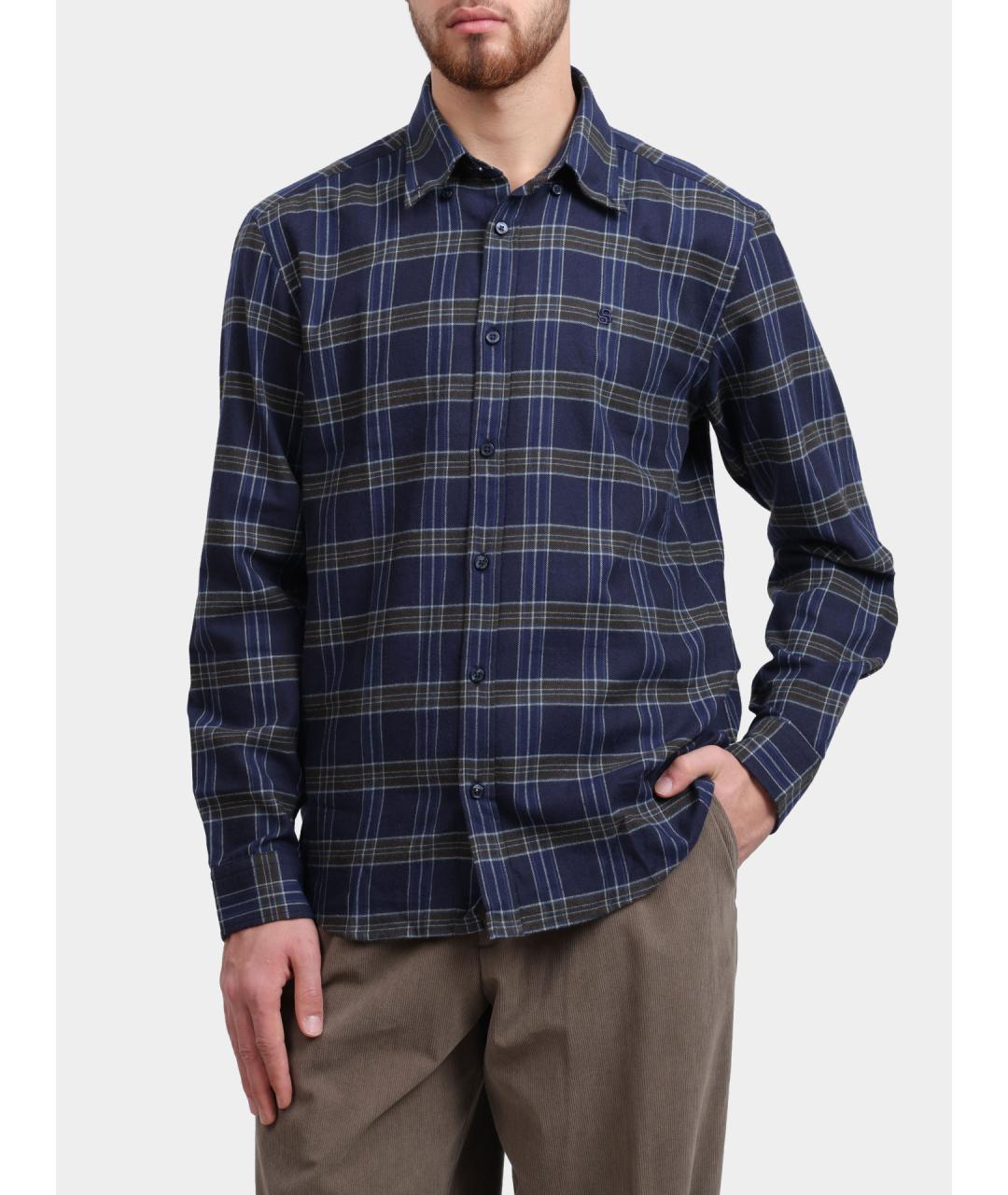 HUGO BOSS Мульти хлопковая кэжуал рубашка, фото 2