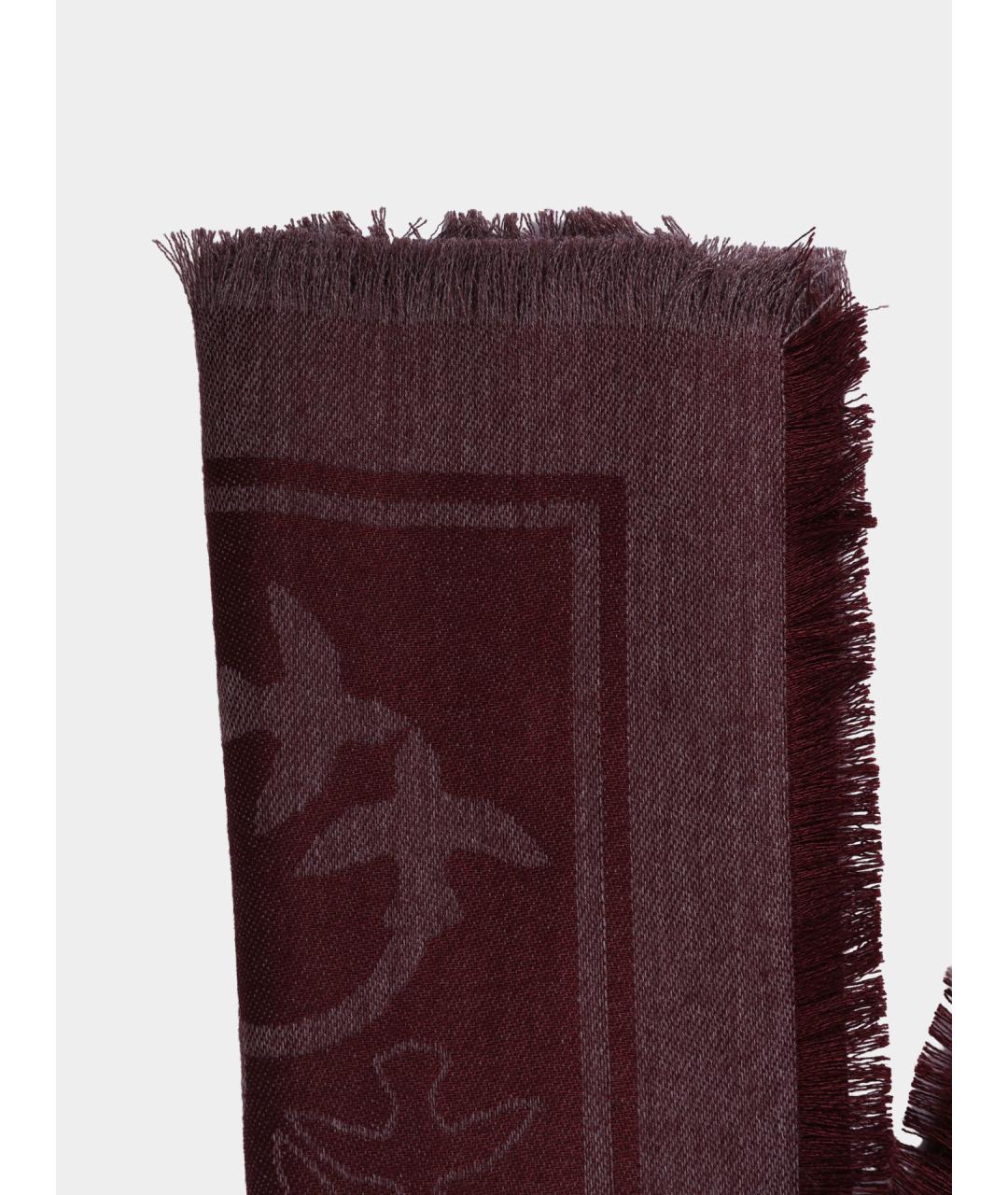 PINKO Бордовый шарф, фото 3