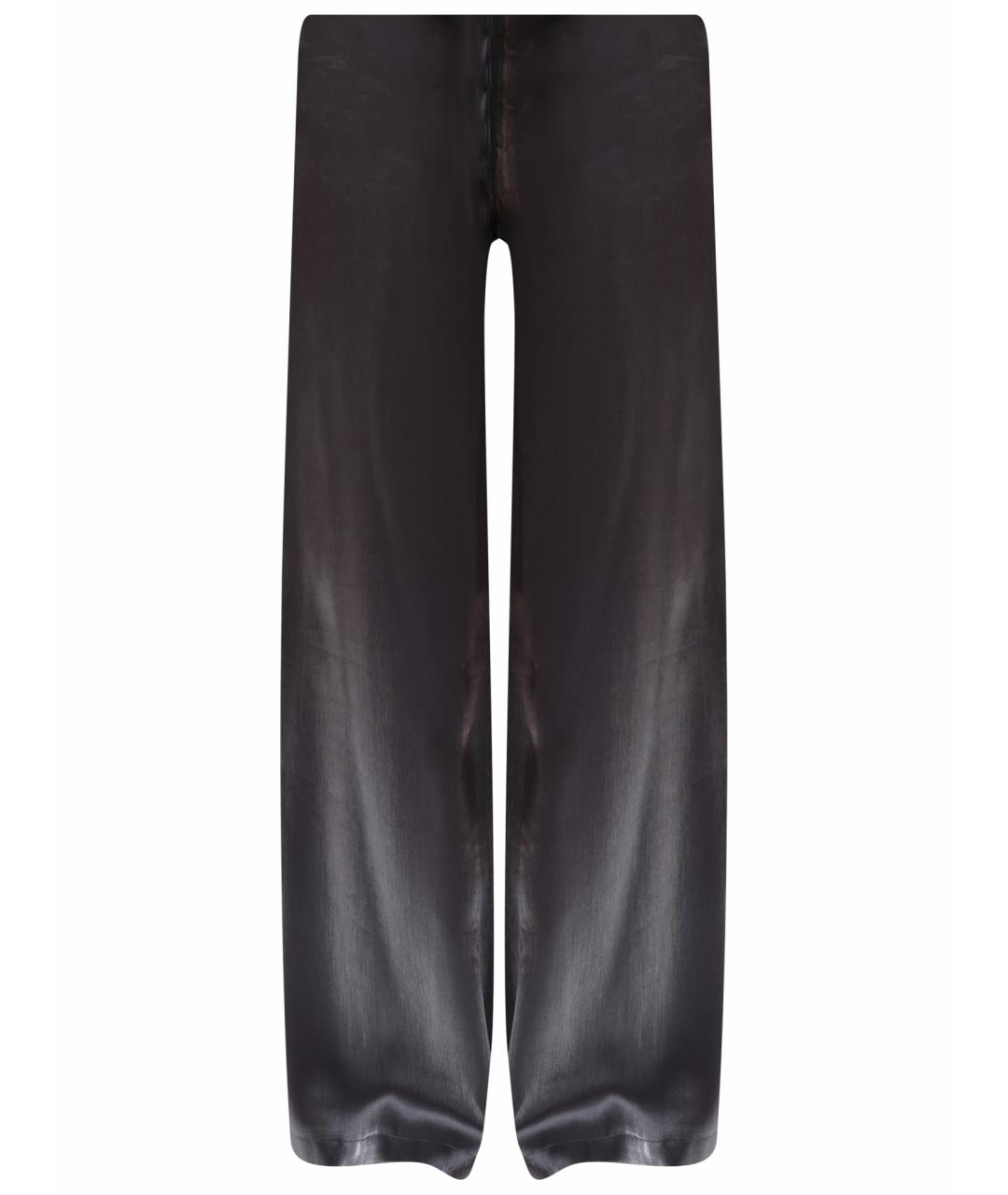 LIU JO Серые вискозные прямые брюки, фото 1