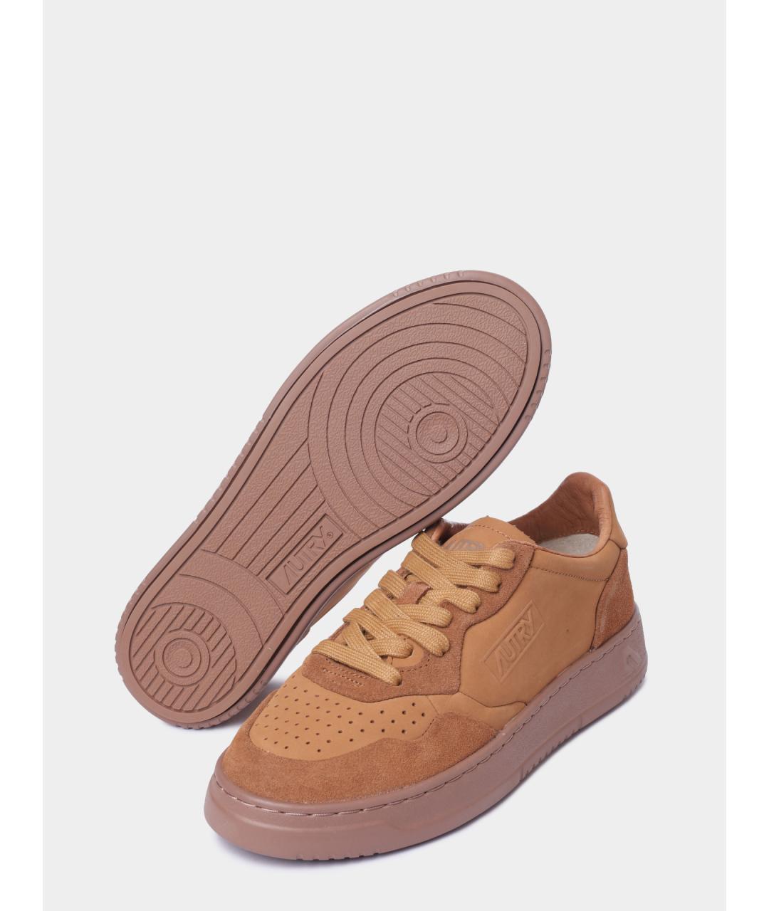 AUTRY Коричневые замшевые кеды, фото 4