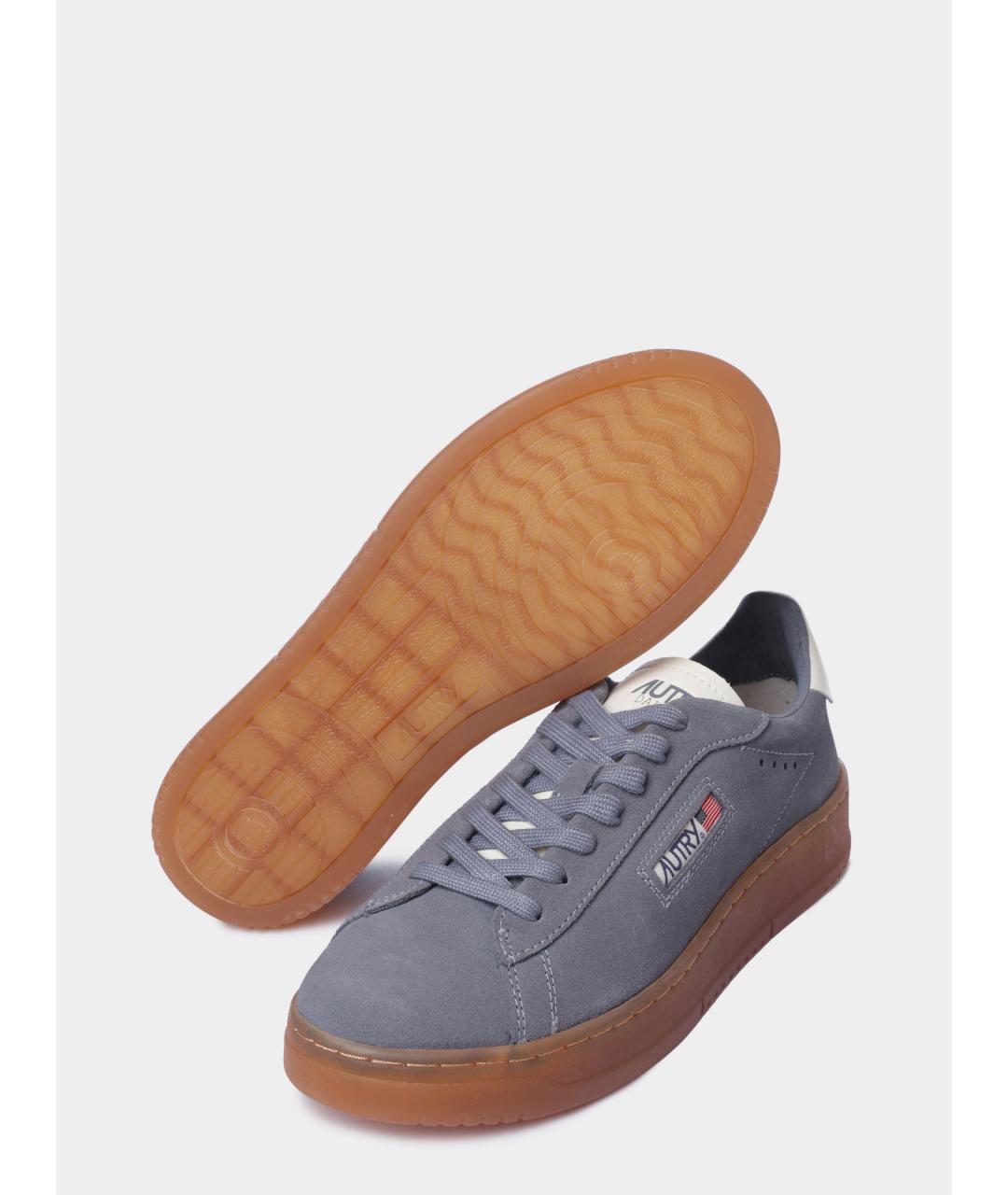 AUTRY Серые замшевые низкие кроссовки / кеды, фото 5