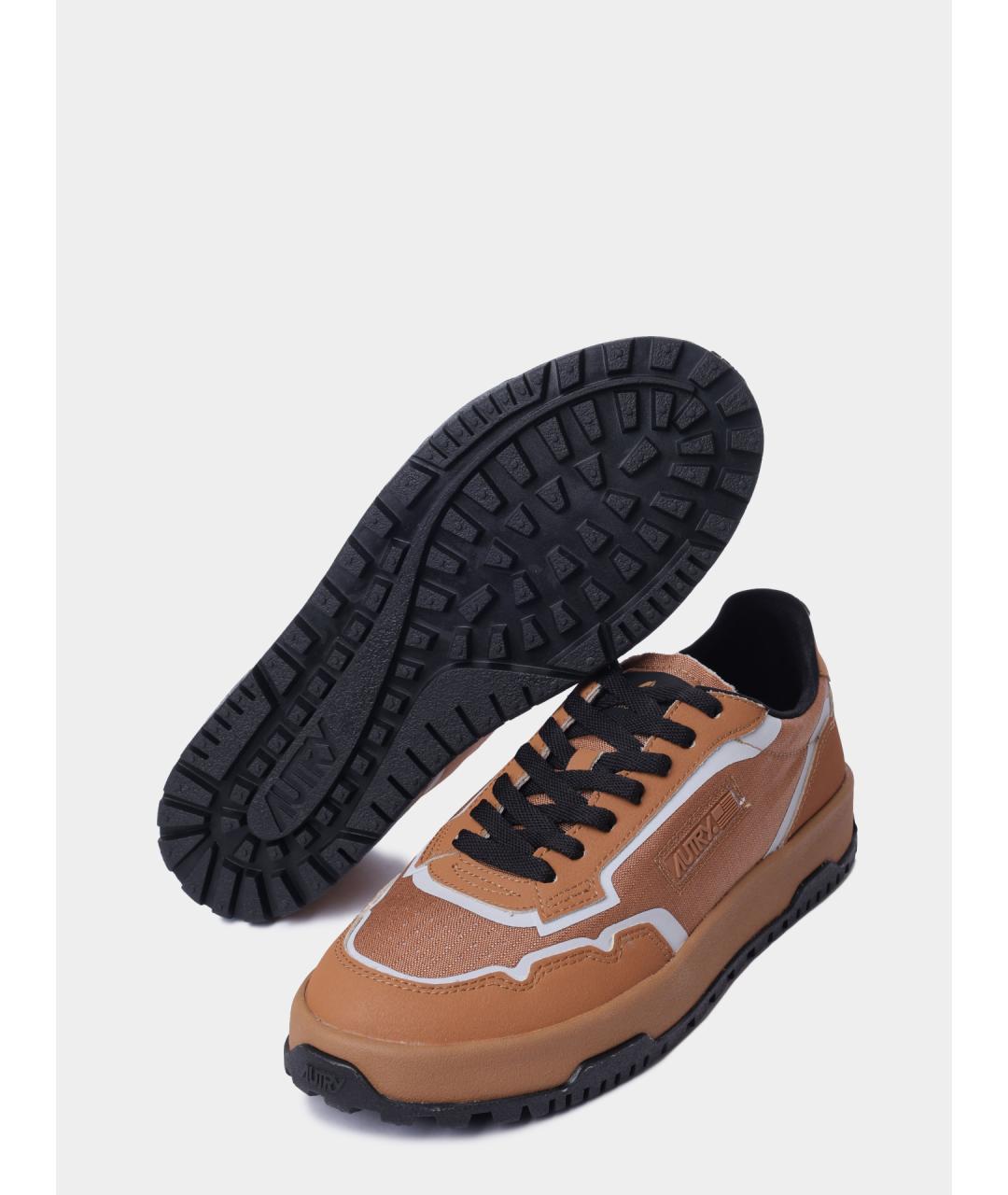 AUTRY Коричневые низкие кроссовки / кеды, фото 4