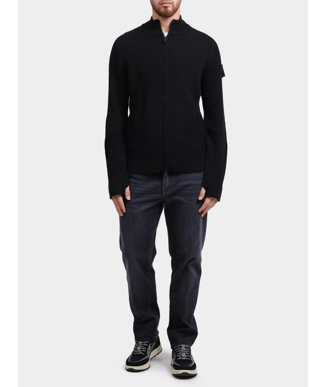 PESERICO Серые хлопковые прямые джинсы, фото 2