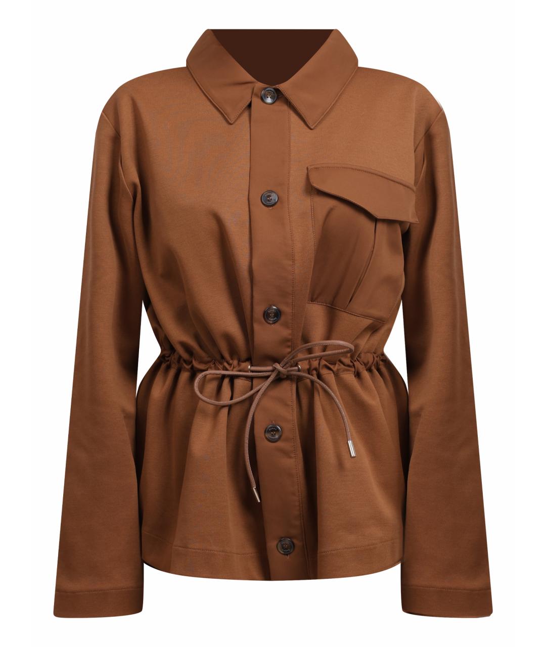 HERNO Коричневая рубашка, фото 1