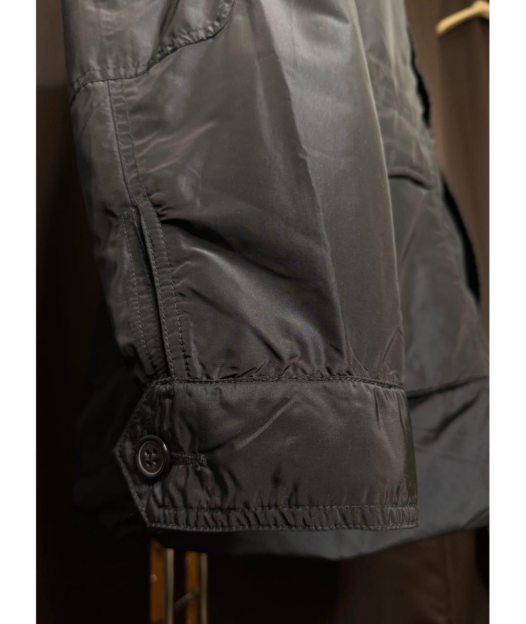 BRIONI Темно-синяя шелковая куртка, фото 5