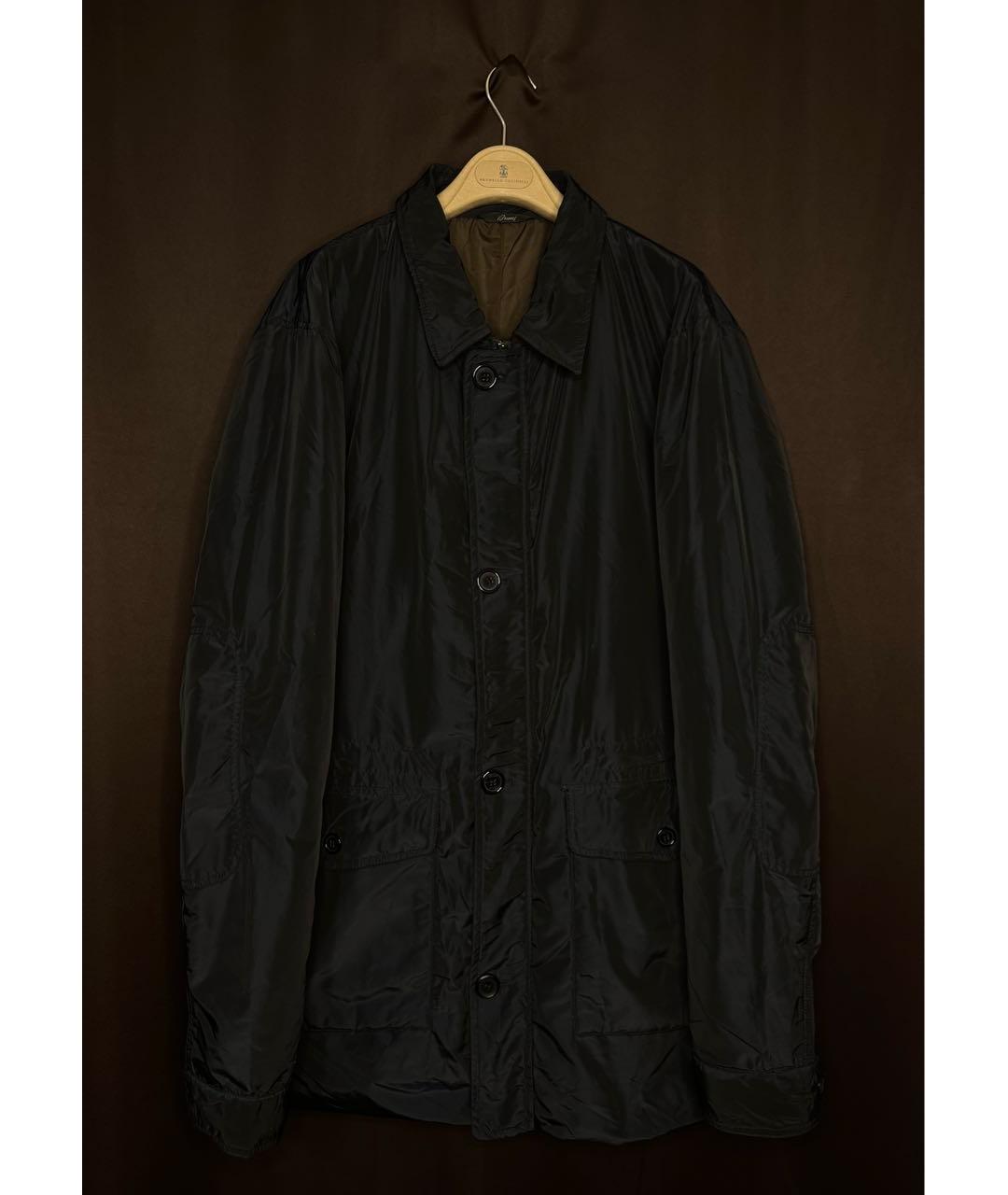 BRIONI Темно-синяя шелковая куртка, фото 9
