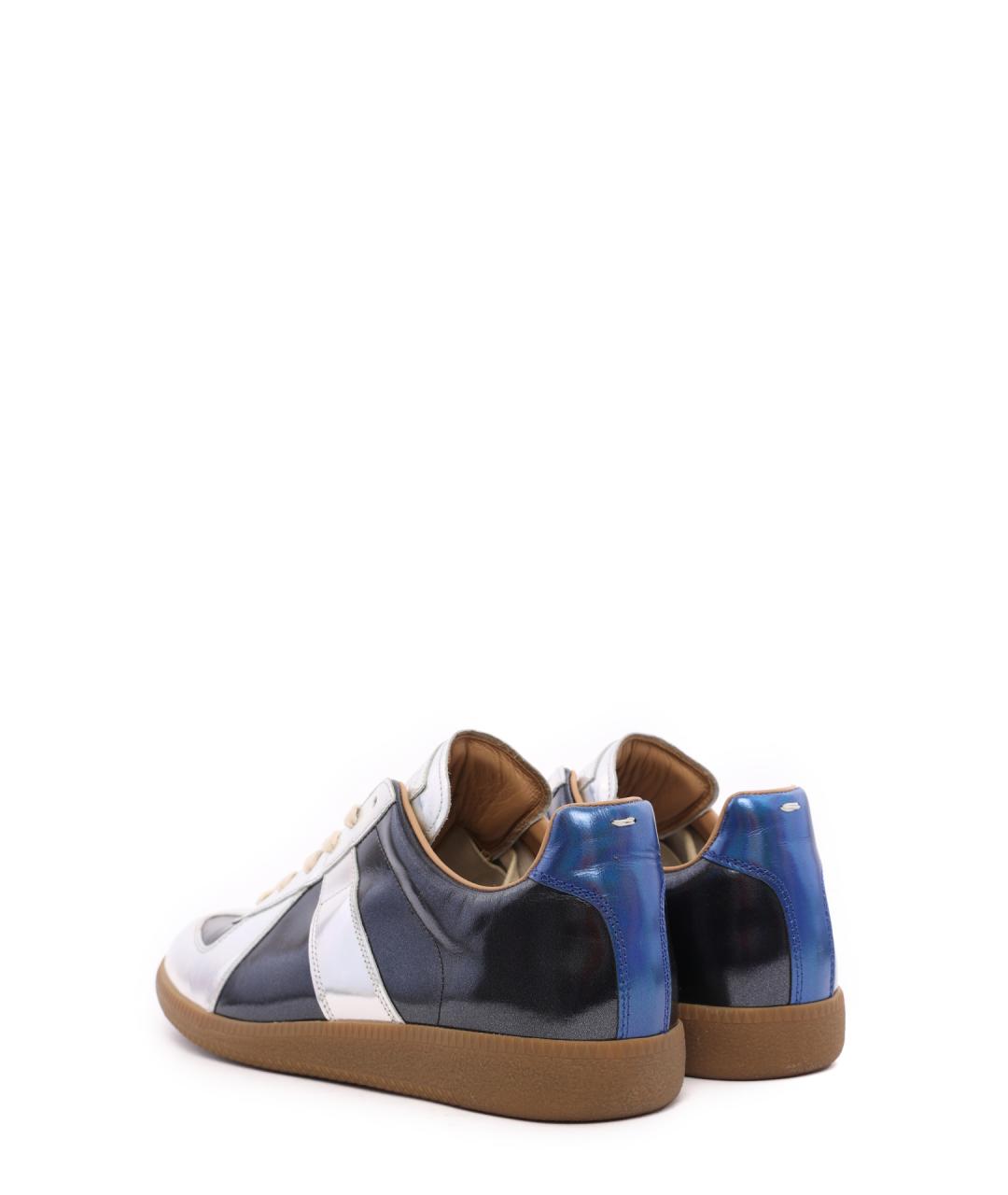 MAISON MARGIELA Мульти кожаные низкие кроссовки / кеды, фото 3