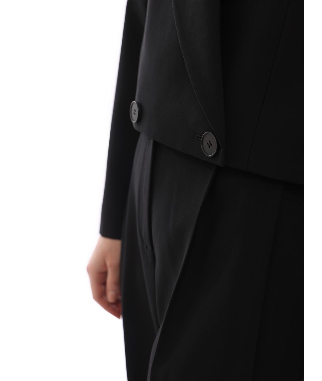 ALEXANDER MCQUEEN Черный шерстяной жакет/пиджак, фото 5