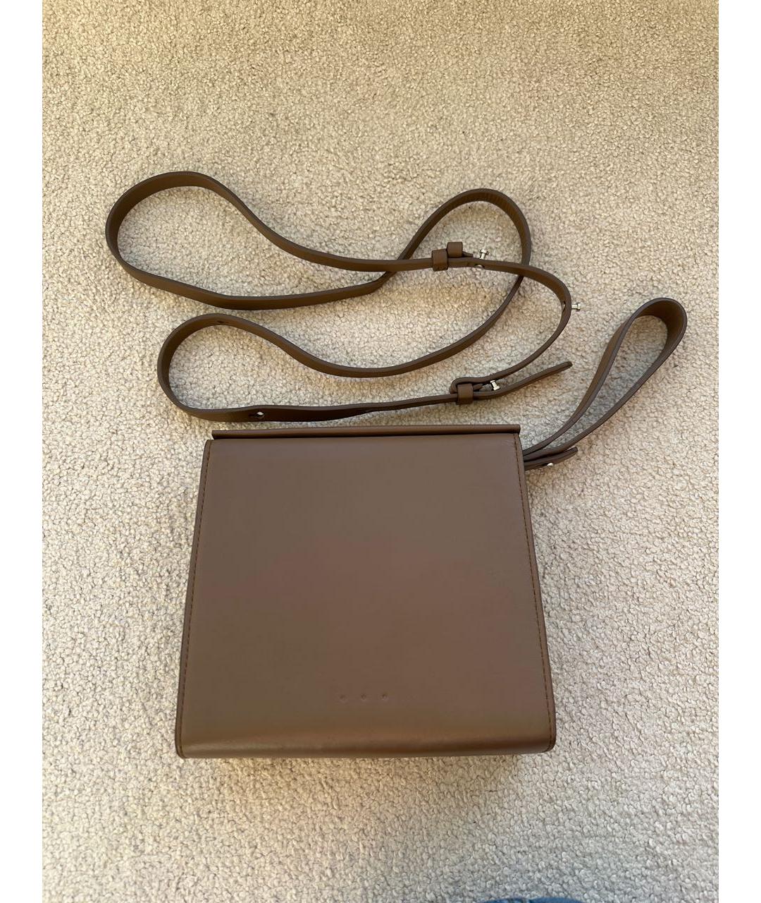 AESTHER EKME Коричневая кожаная сумка на плечо, фото 2