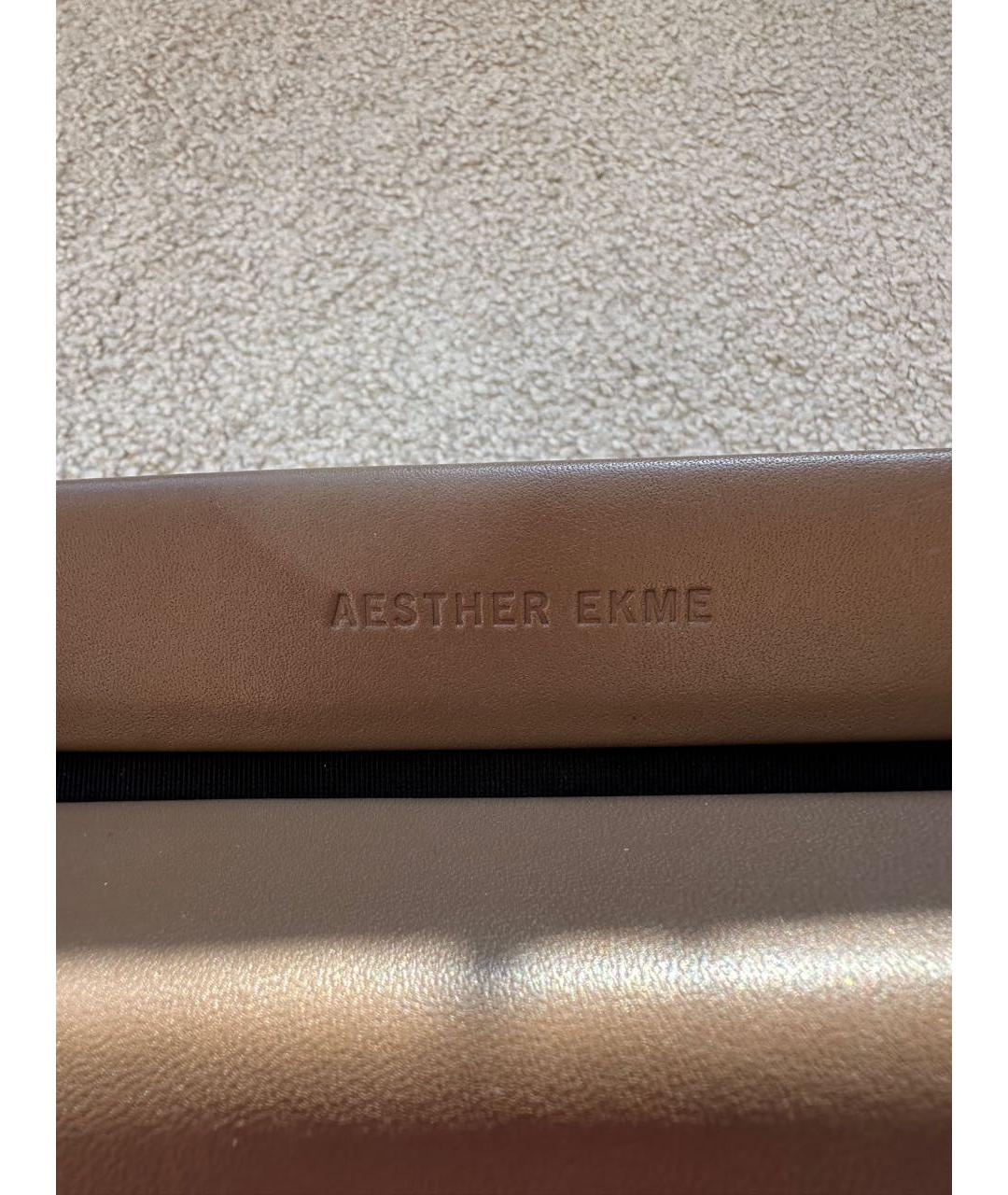 AESTHER EKME Коричневая кожаная сумка на плечо, фото 6