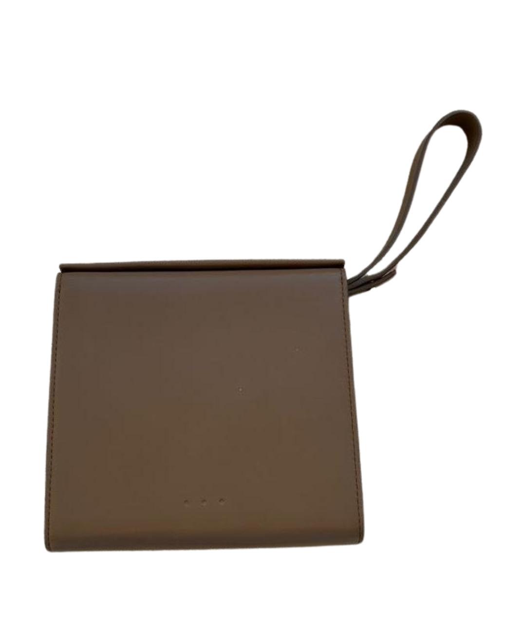 AESTHER EKME Коричневая кожаная сумка на плечо, фото 1