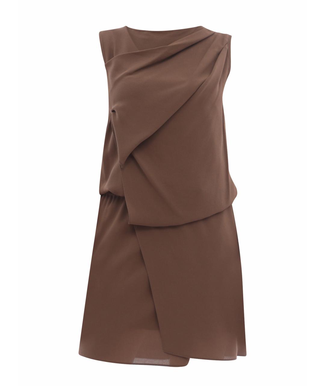 BRUNELLO CUCINELLI Коричневое повседневное платье, фото 1