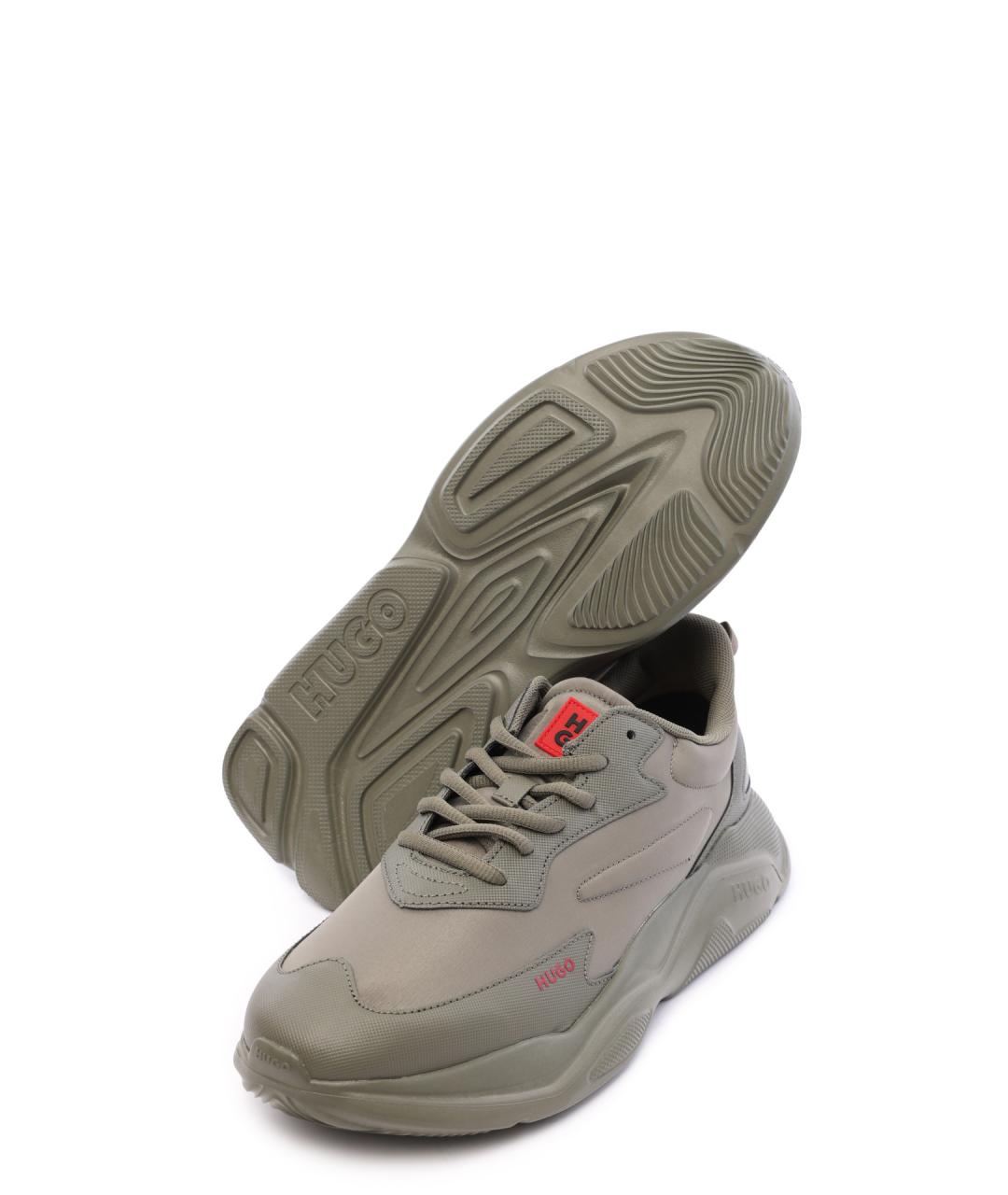 HUGO Зеленые высокие кроссовки / кеды, фото 5