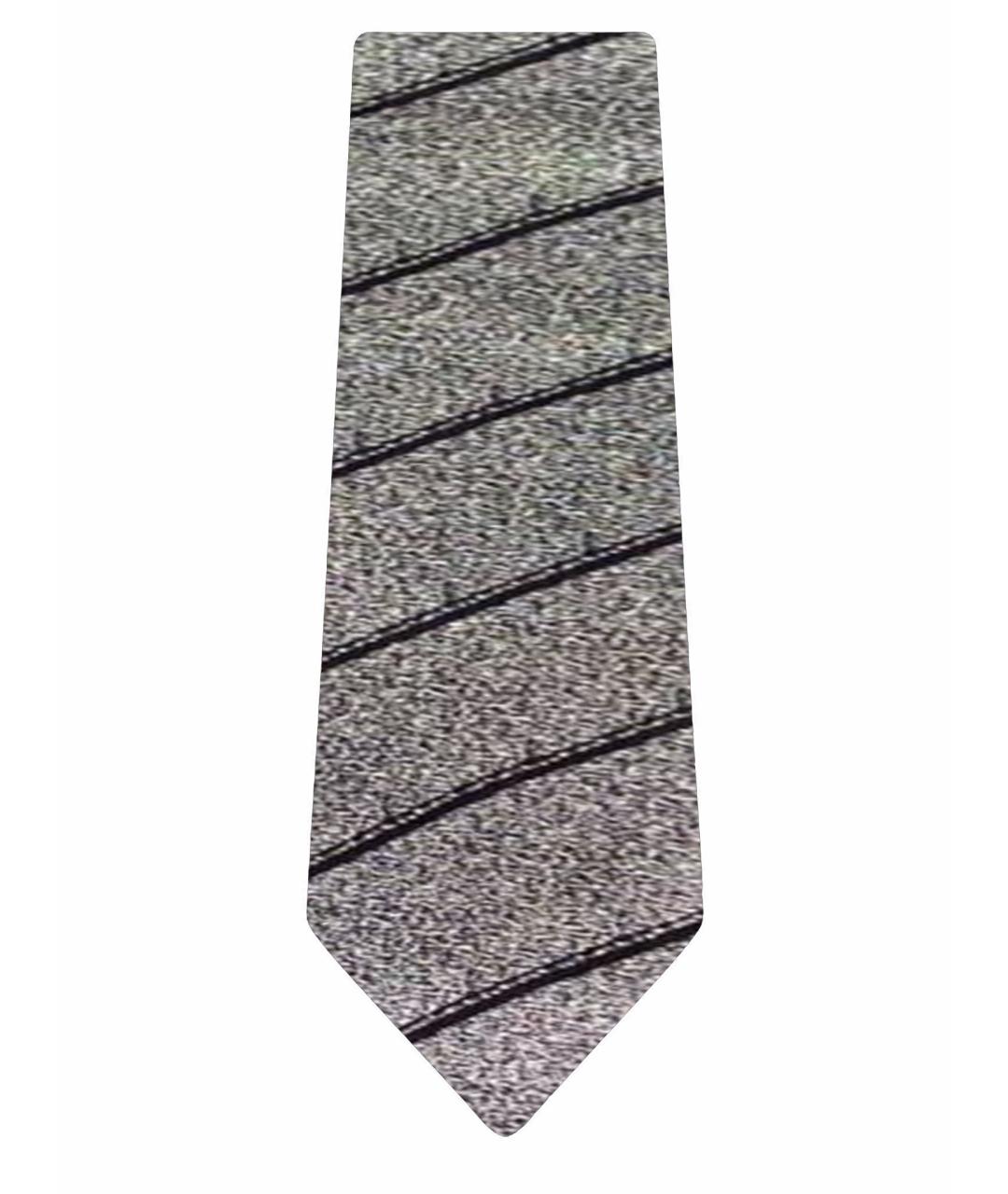CHRISTIAN DIOR Серый галстук, фото 1