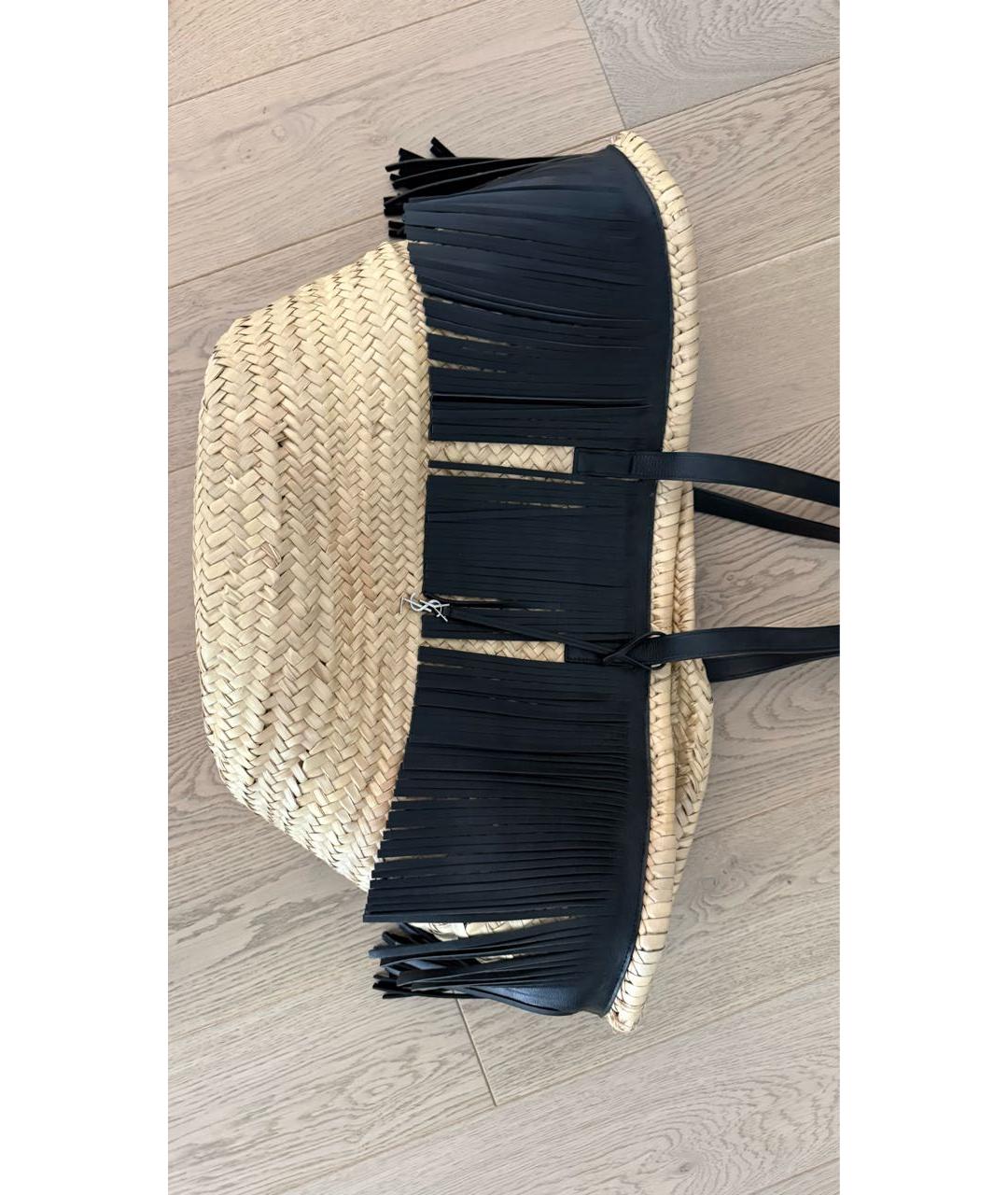 SAINT LAURENT Бежевая сумка через плечо, фото 6