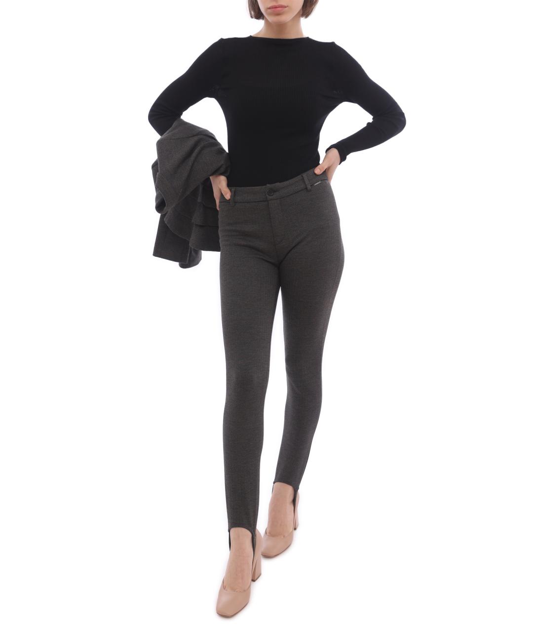 LIU JO Серые леггинсы и велосипедки, фото 1