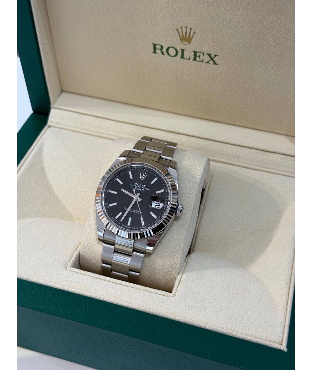 ROLEX Серебряные часы, фото 7