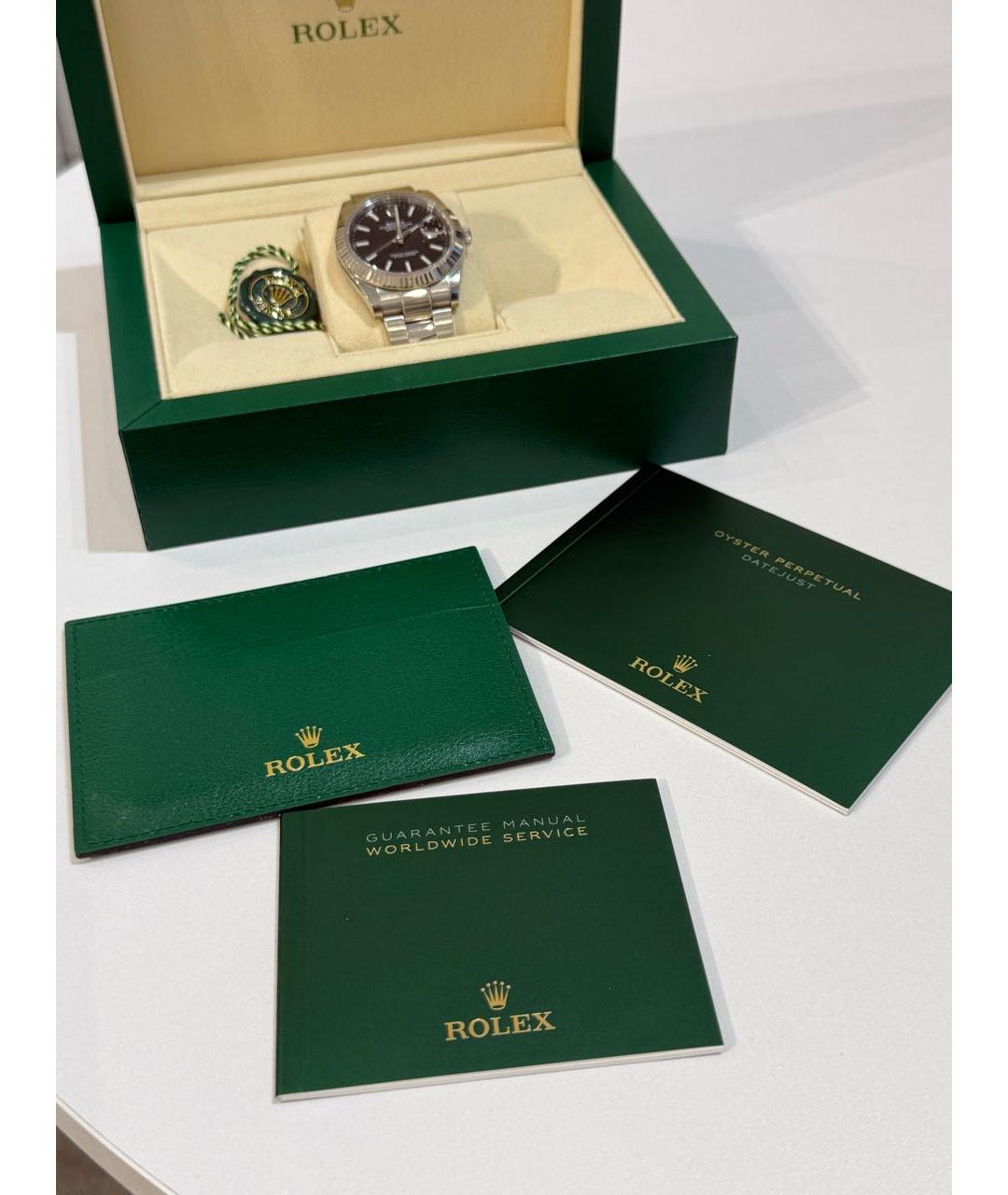 ROLEX Серебряные часы, фото 4