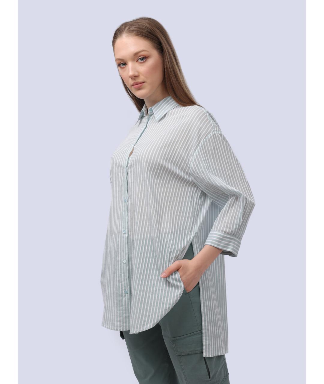 PESERICO Зеленая рубашка, фото 3