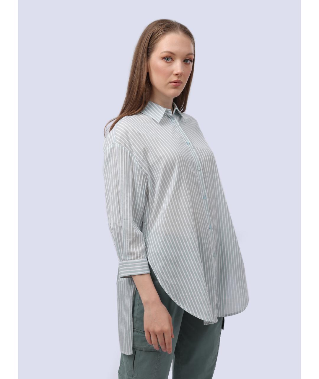 PESERICO Зеленая рубашка, фото 4