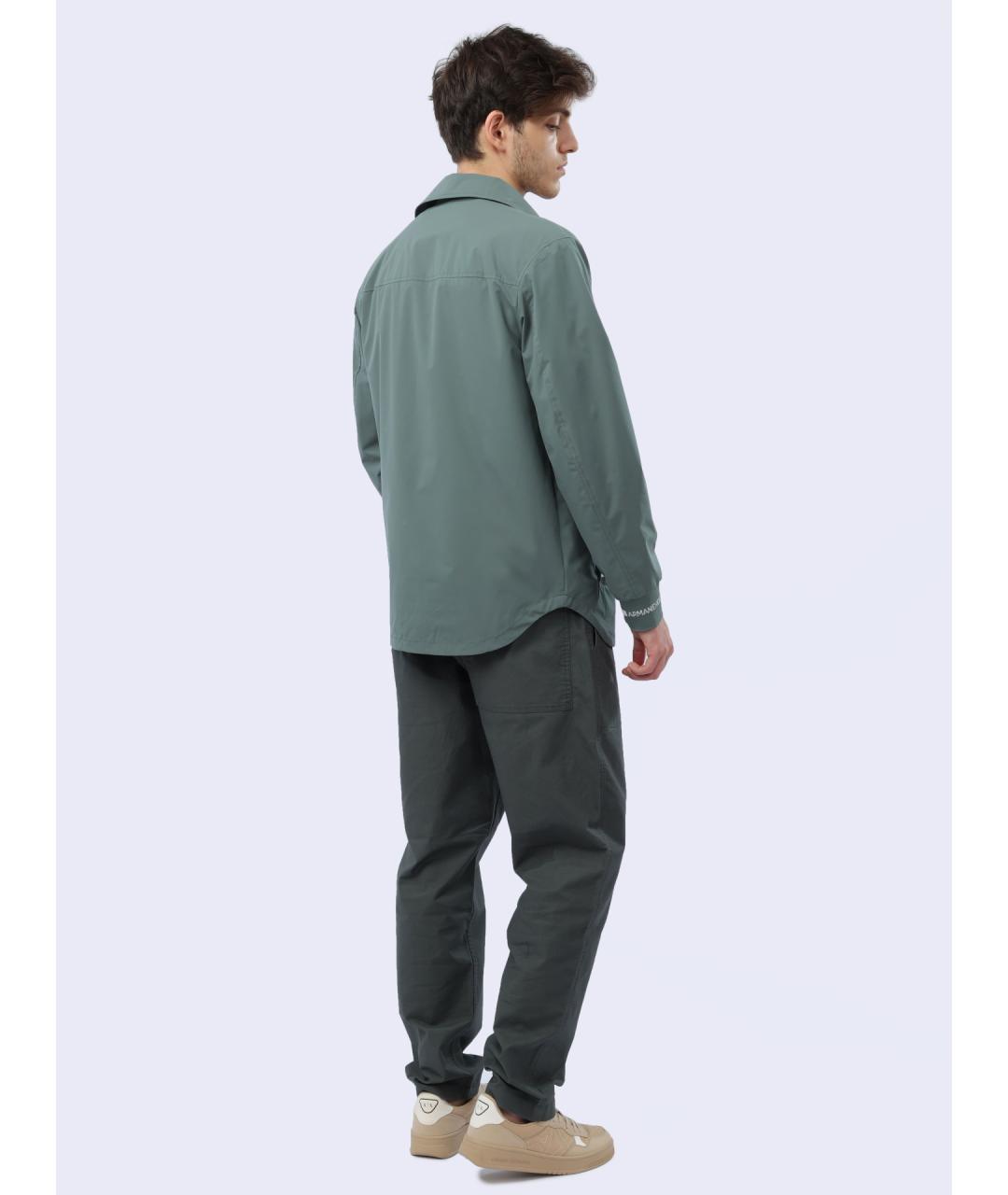 ARMANI EXCHANGE Зеленая кэжуал рубашка, фото 6