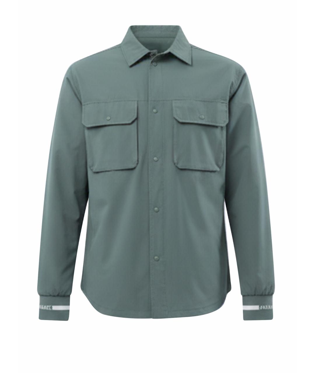 ARMANI EXCHANGE Зеленая кэжуал рубашка, фото 1