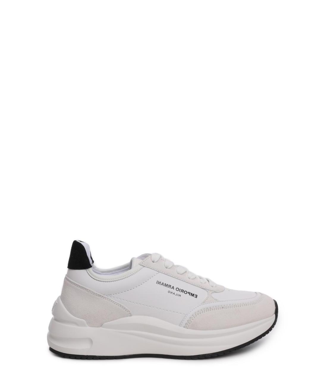 EMPORIO ARMANI Белые кроссовки, фото 1