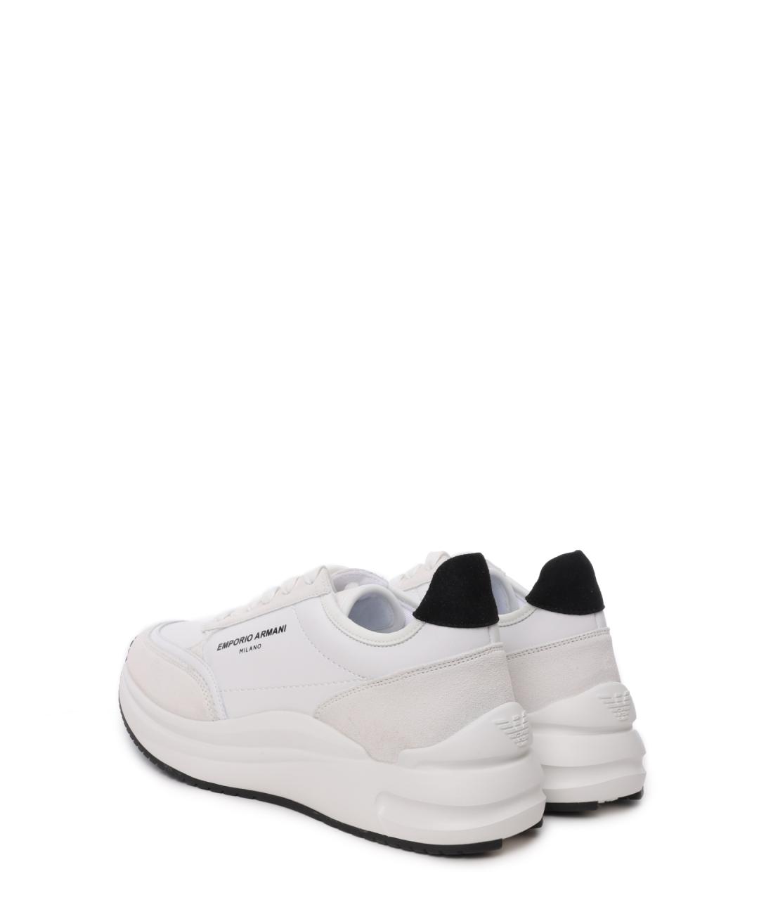 EMPORIO ARMANI Белые кроссовки, фото 3