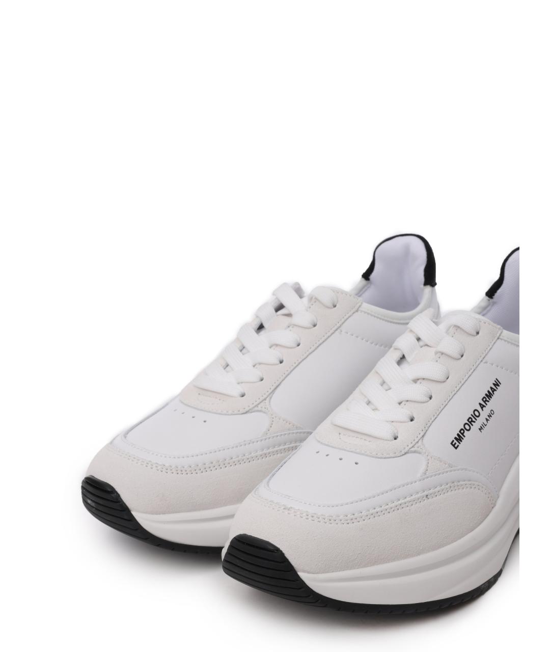 EMPORIO ARMANI Белые кроссовки, фото 6