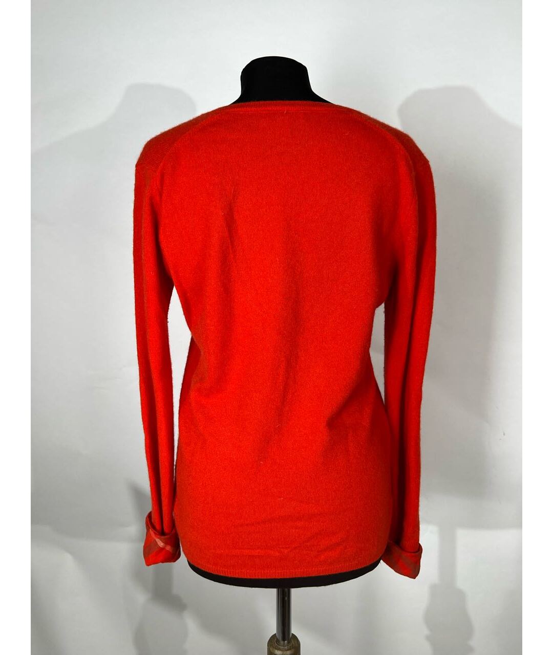 BURBERRY BRIT Красный кашемировый джемпер / свитер, фото 2
