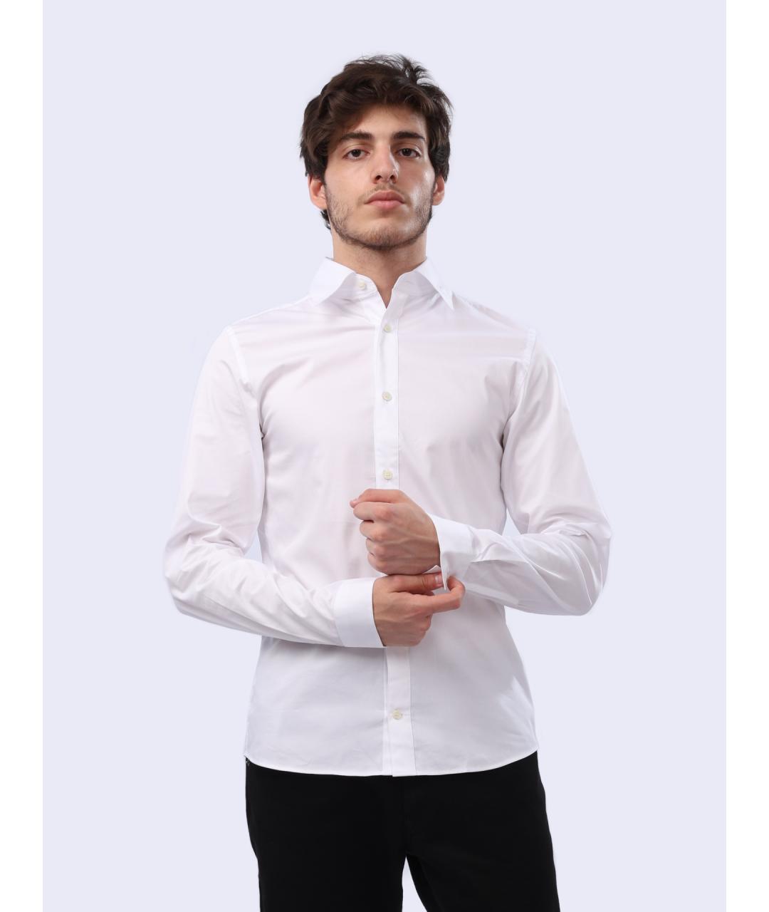 DIESEL Белая хлопковая классическая рубашка, фото 5