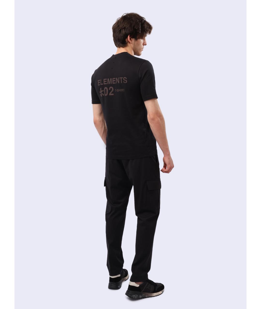 PREMIATA Черная хлопковая футболка, фото 4