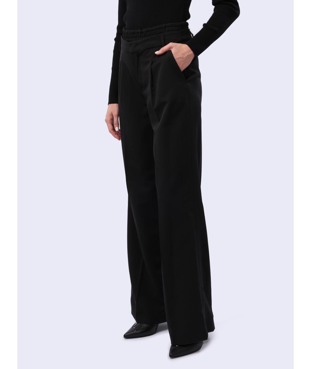 LIU JO Черные прямые брюки, фото 3