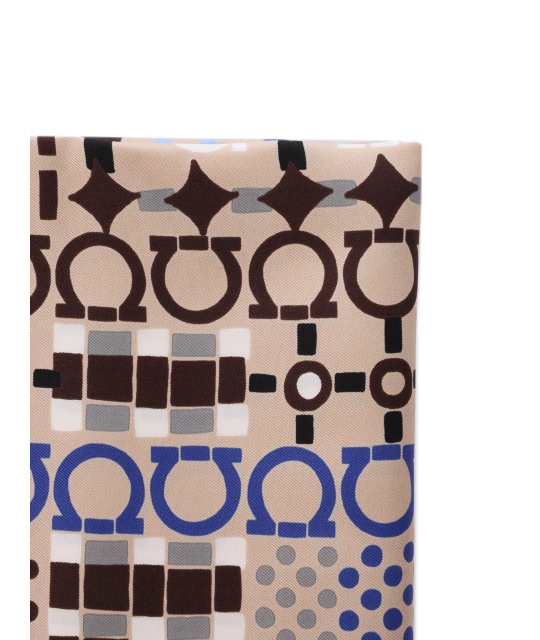 FERRAGAMO Мульти шерстяной шарф, фото 3