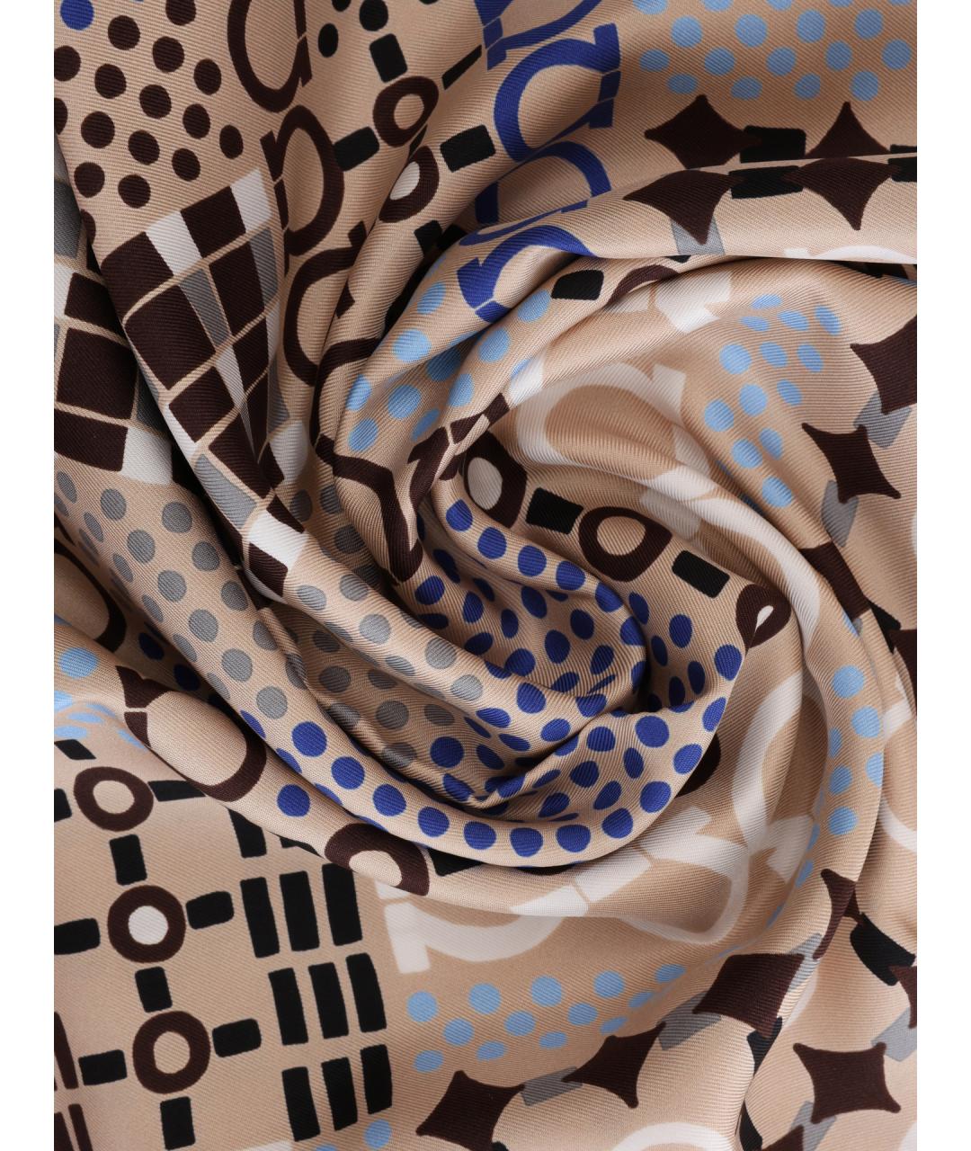 FERRAGAMO Мульти шерстяной шарф, фото 2